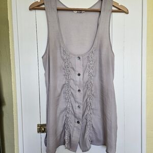 Bb Dakota Gray Sleeveless Top